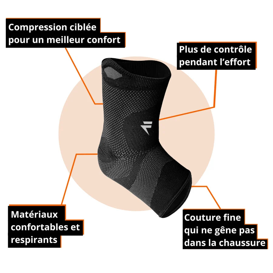 Bogatt® - Maintien de Compression pour Chevilles V3