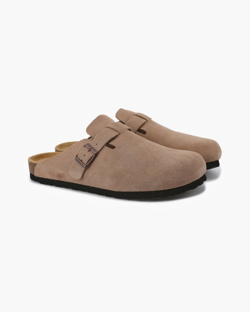 Old Money Suede Clogs