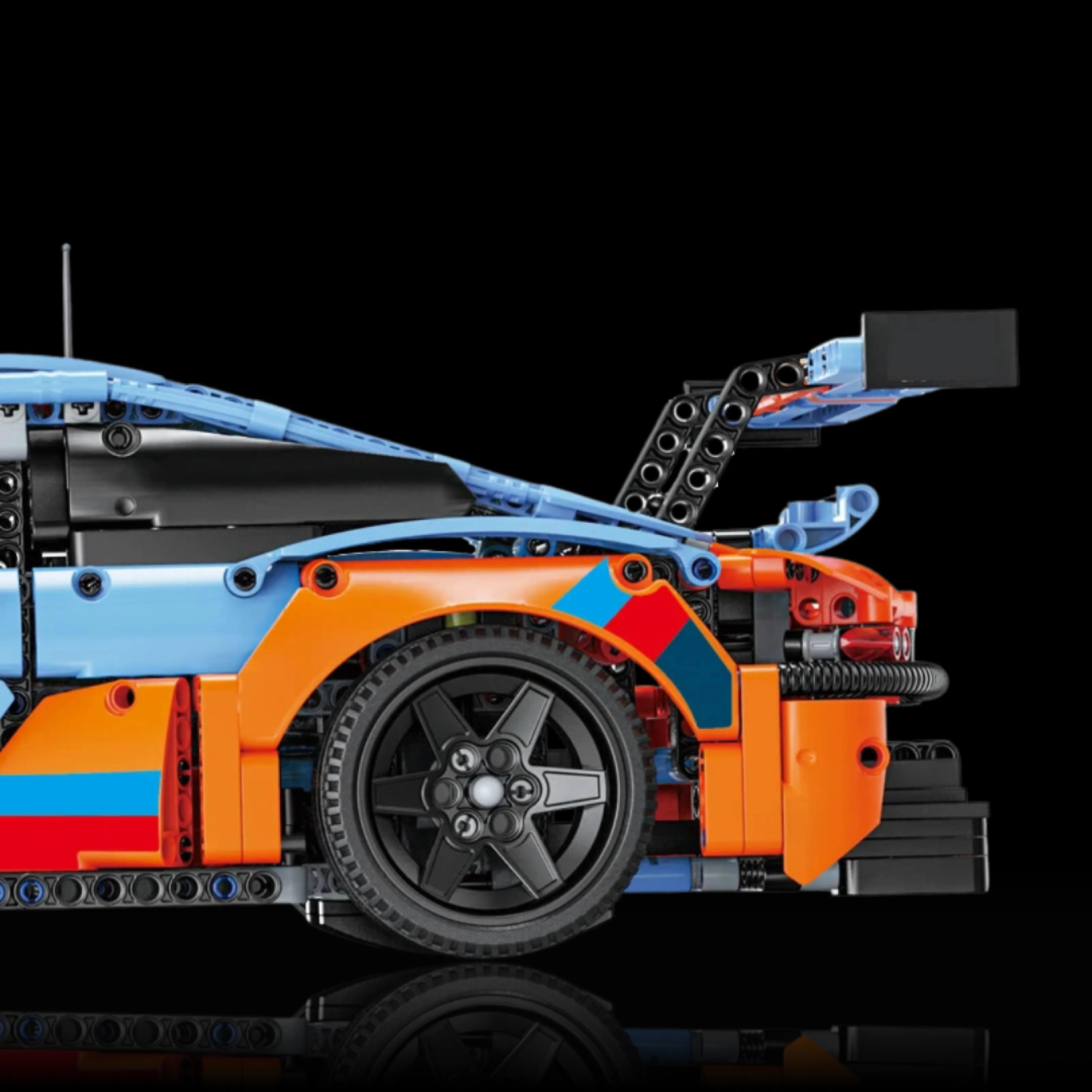 911 RSR Blue-Orange Model Kit (1580 parts)